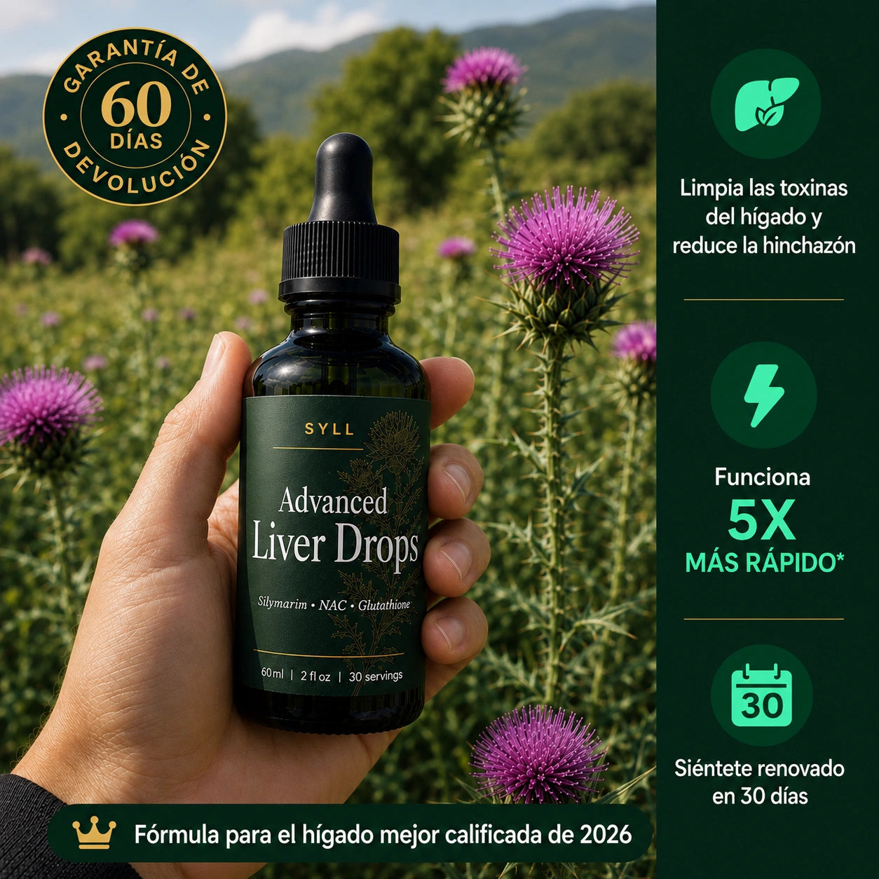 SYLL Gotas Avanzadas De Apoyo Hepatico