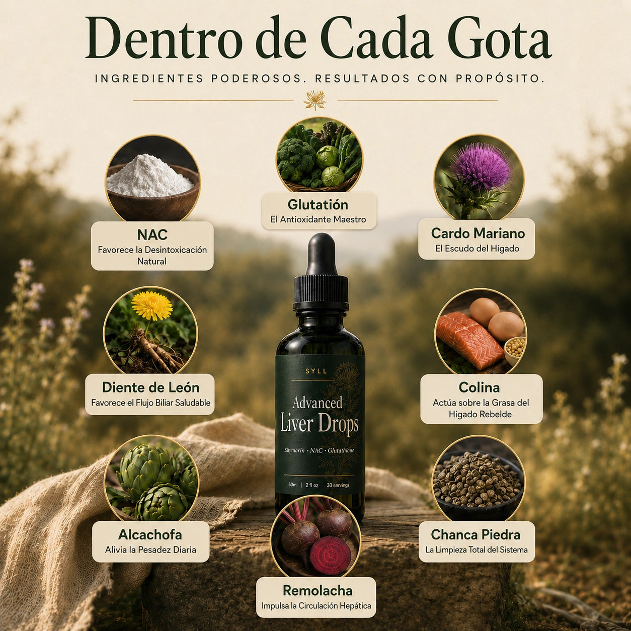 SYLL Gotas Avanzadas De Apoyo Hepatico