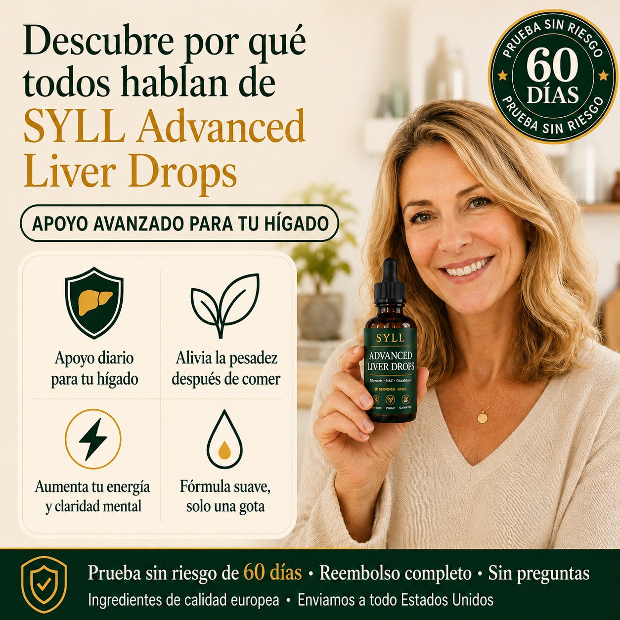 SYLL Gotas Avanzadas De Apoyo Hepatico